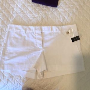 Theory white shorts